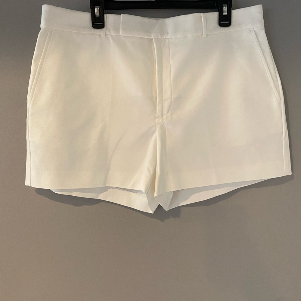 Lauren Ralph Lauren White Tailored Bermuda Shorts